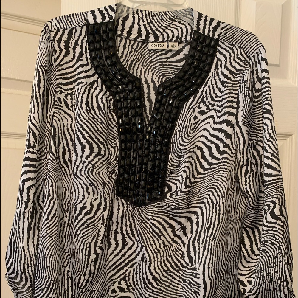 Zebra blouse